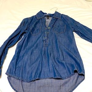 Denim 3/4 shirt